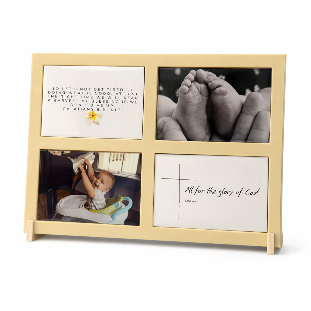 Magnetic Photo Frame — Holds 4 Magnets
